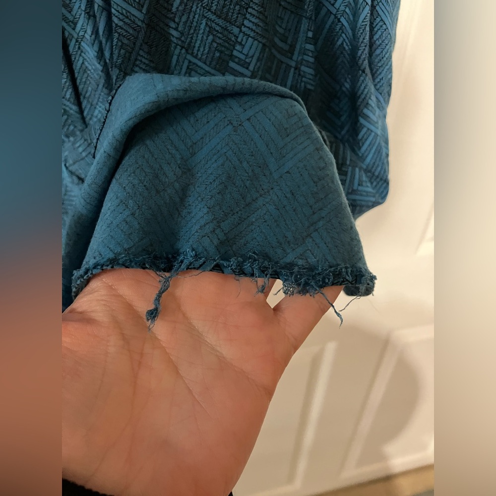 Teal blouse - Picture 3 of 3